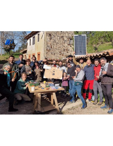 Construir una turbina eólica - Stage Éolienne en espagnol dans les Asturies (Nord de l'Espagne)