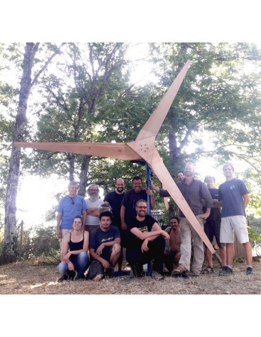 A l'ecocentre de bourgogne une stage éolienne dans le Niévre (58)