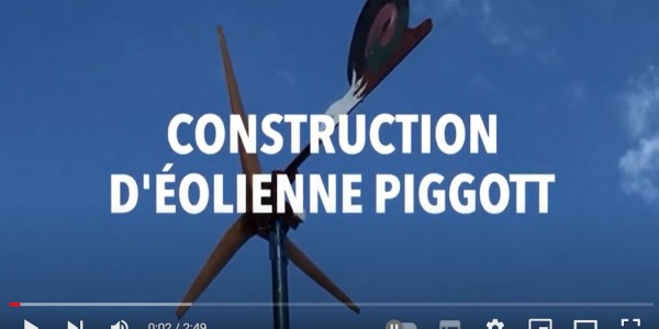 Construction éolienne Piggott au Foire Bio de Colmar